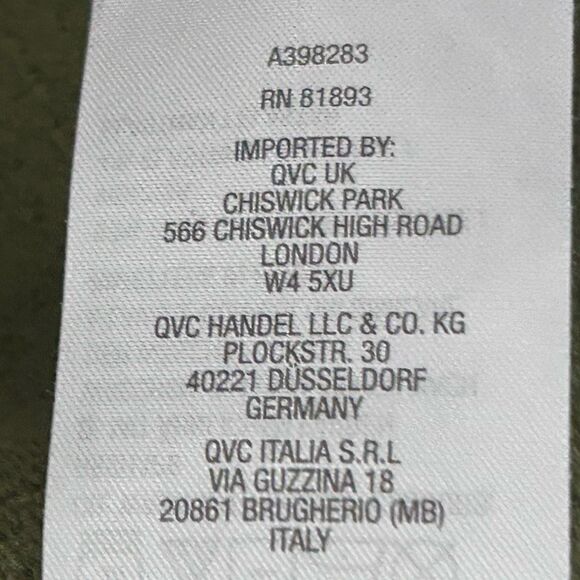 D & Co. Active Cardigan Women's 1X Deep Green Brushed Back Jersey Open Front - Picture 14 of 14